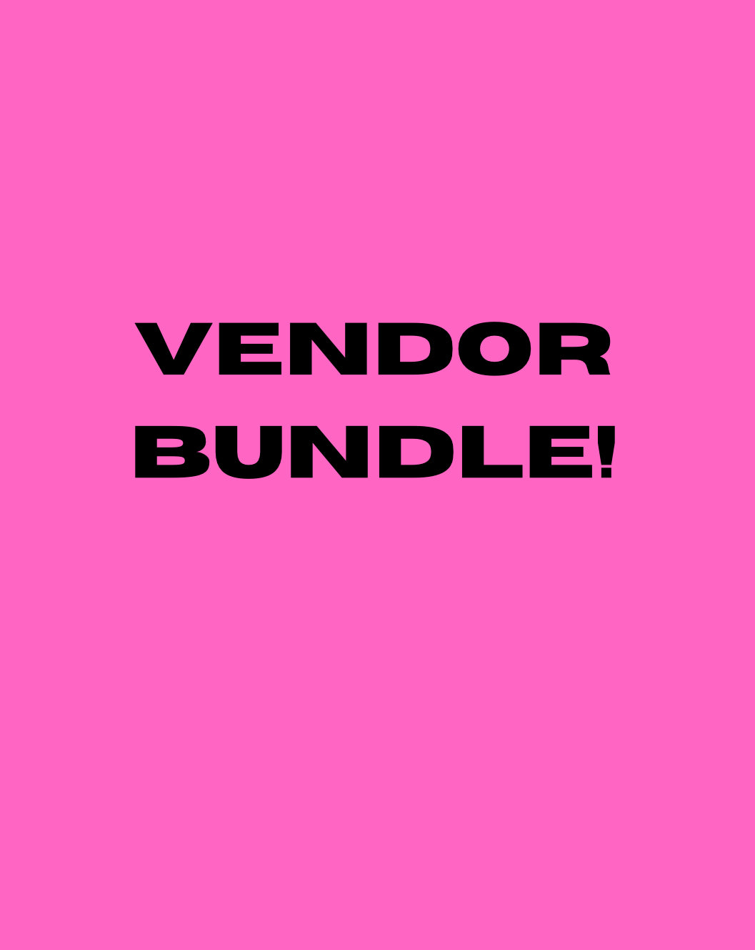 Vendor Bundle