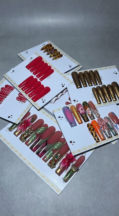 10 Hard Gel Sets of Nails